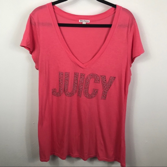 Juicy Couture Tops - Juicy Couture Pink short sleeve tee